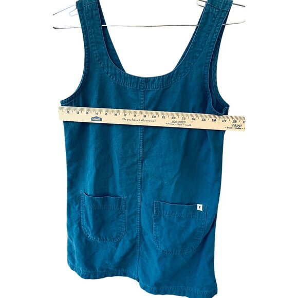 Cotopaxi Mercado Camp Shift  Dress Small 100% Organic Cotton Canvas Blue - Picture 7 of 9